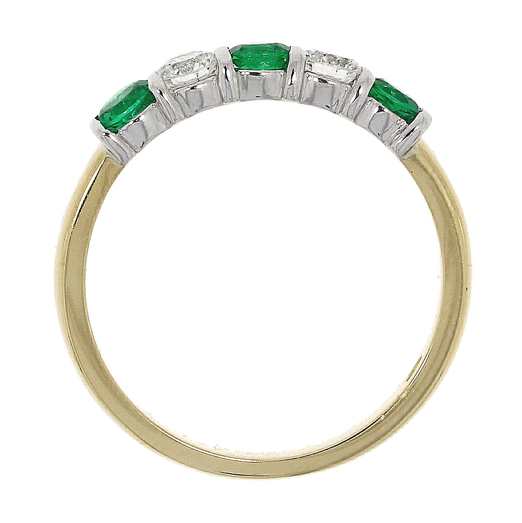 Emerald and Diamond Ring